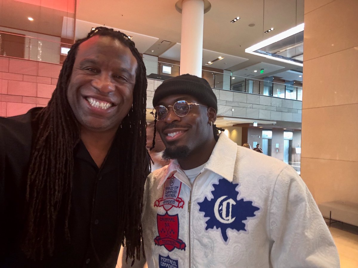 Georges Laraque (@georgeslaraque) on Twitter photo Was awesome to see my fellow brother <a href="/luthebeast/">Luguentz Dort 🇭🇹</a> in Los Angeles for the <a href="/NHL/">NHL</a> draft, he was supposed to announce the picks for the <a href="/CanadiensMTL/">Canadiens Montréal</a> but as you know they traded theses picks for Dobson. Congrats again on winning the <a href="/NBA/">NBA</a> championship brother! 🔥🔥🔥🔥 Was awesome to see my fellow brother <a href="/luthebeast/">Luguentz Dort 🇭🇹</a> in Los Angeles for the <a href="/NHL/">NHL</a> draft, he was supposed to announce the picks for the <a href="/CanadiensMTL/">Canadiens Montréal</a> but as you know they traded theses picks for Dobson. Congrats again on winning the <a href="/NBA/">NBA</a> championship brother! 🔥🔥🔥🔥