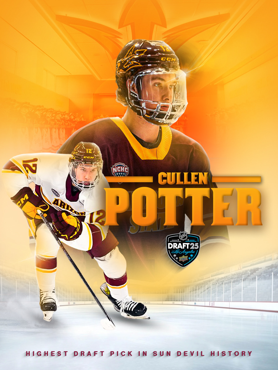 The highest draft pick in Sun Devil Hockey history 😈 #BeTheTradition