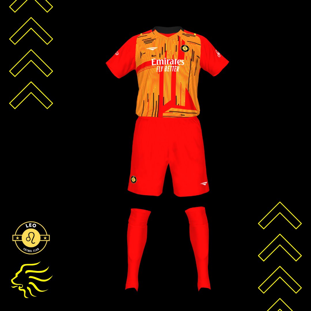 _FCLeo's tweet photo. 🟨🟥 NUESTRO ARQUERO, con su nueva piel... 

Leo x @PenaltyArg 🦁♌

#ElReyDelZodiaco https://t.co/XyfCaJDyX5