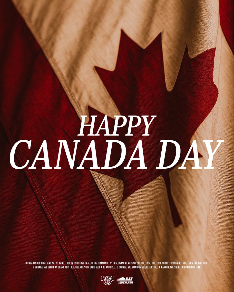 AttackOHL's tweet image. True North Strong and Free🇨🇦🍁 #HappyCanadaDay #AlwaysAttack