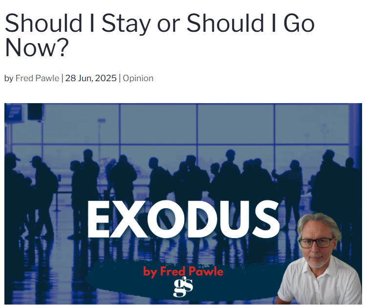 The next generation of Aussies will never know the prosperity &amp; freedom we once took for granted, let alone the recklessly amusing larrikin culture that once made us both liked and admired. The question now is: who will stay &amp; fight for it?

🔥Article | GoodSauce.news/should-i-stay-…