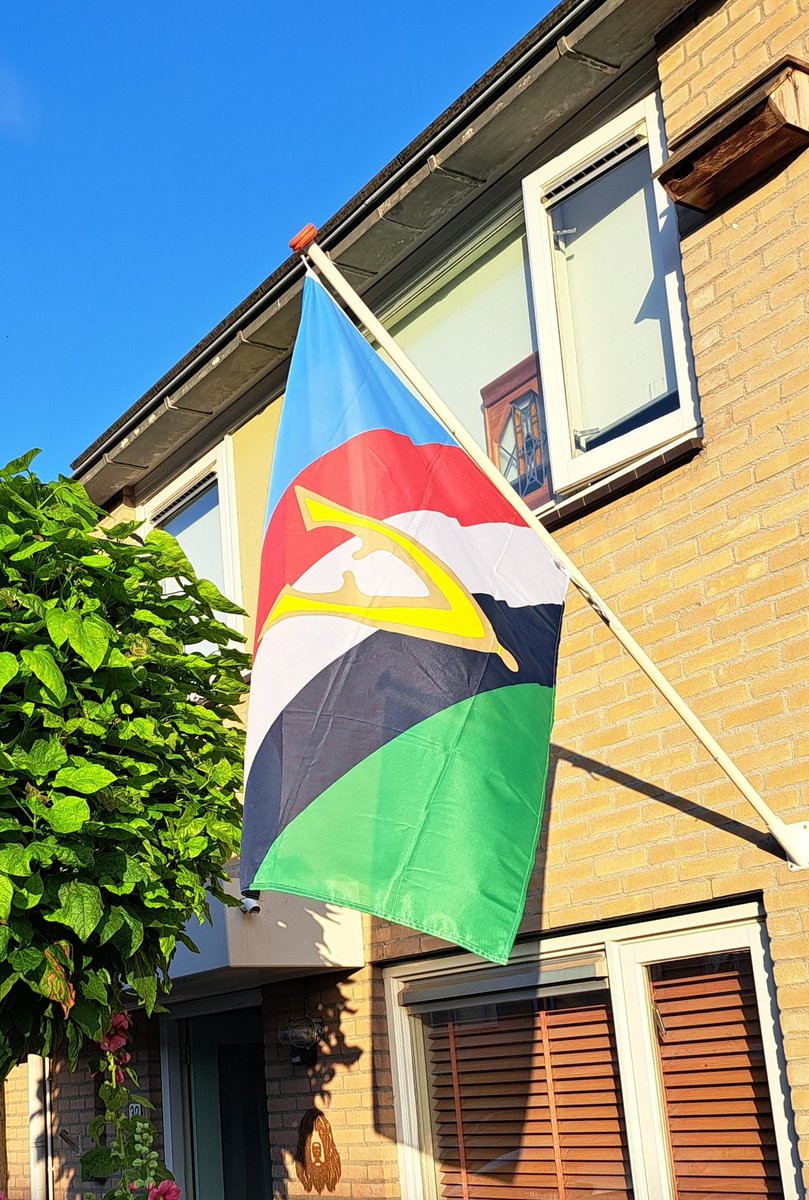 De vlag hangt.... mooie veteranendag!