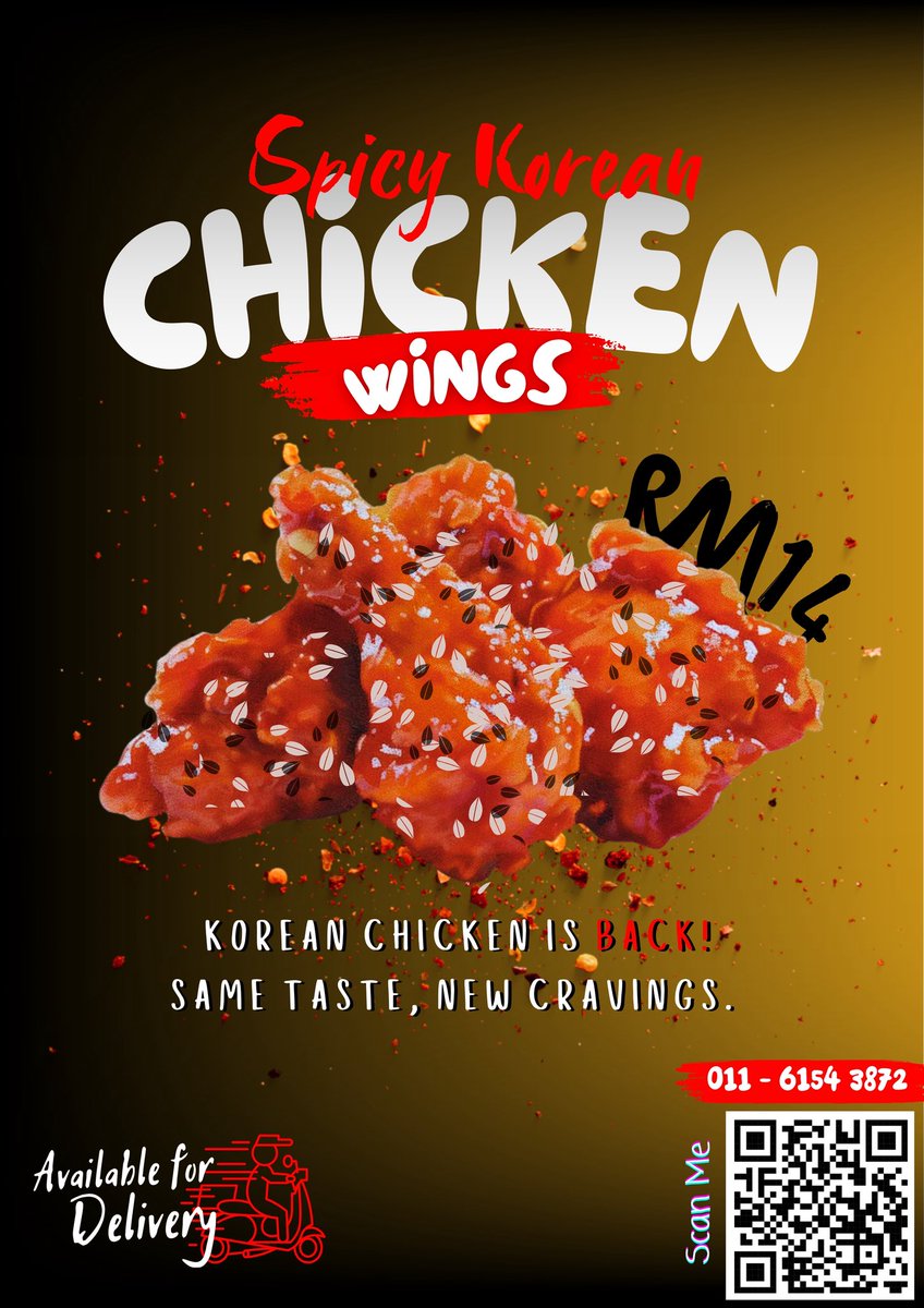 afrinadn's tweet photo. Shout out Ipoh people❗️

Hello hello hello! 
Ayam Korea finally back! 🍗🐓🔥

Rindu tak dengan saya? Sekarang saya dah open order. Boleh pm saya sekarang untuk order ☺️ 

Tarikh: 08/07/2025 (Selasa)
Available for delivery 🚘
Biasa RM14 | Cheese RM15 https://t.co/9FowUGCAjq