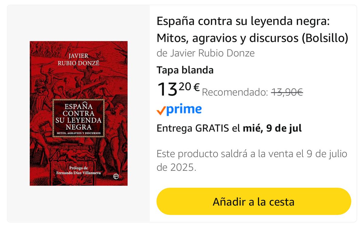 Sr_Donze's tweet image. Tengo que anunciarles una gran noticia. 

El 9 de julio sale la edición de bolsillo de mi libro &apos;España contra su Leyenda Negra&apos;. 

Reserva ya en Amazon esta lectura para tus vacaciones. 

👉🏻 amzn.eu/d/cIPa9y8