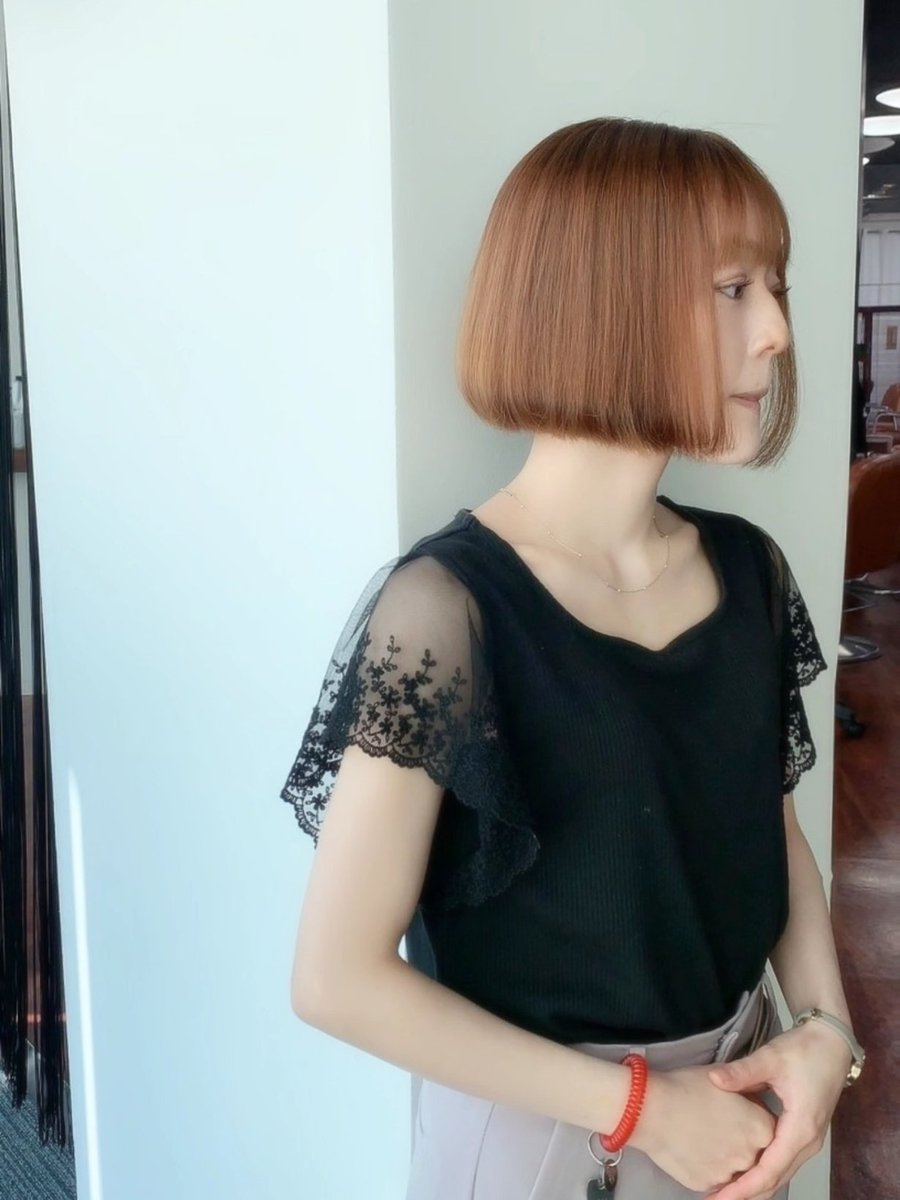 k_model_0825's tweet photo. ✂✂✂
#ベージュカラー #ボブ　#縮毛矯正
　　　　　　✂✂✂ https://t.co/JtWXEoHafx