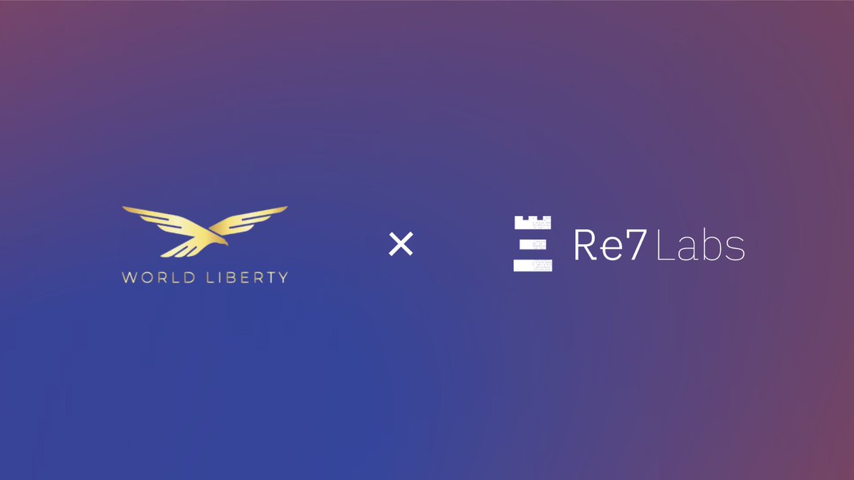 Re7Labs's tweet image. Re7 X World Liberty Financial

Re7 is proud to announce its joining forces with @worldlibertyfi to support the launch of USD1, an institution-ready stablecoin designed for composability, transparency &amp;amp; scale.

Risk-curated by @Re7Labs.
Backed by U.S. Treasuries.
Custodied by…