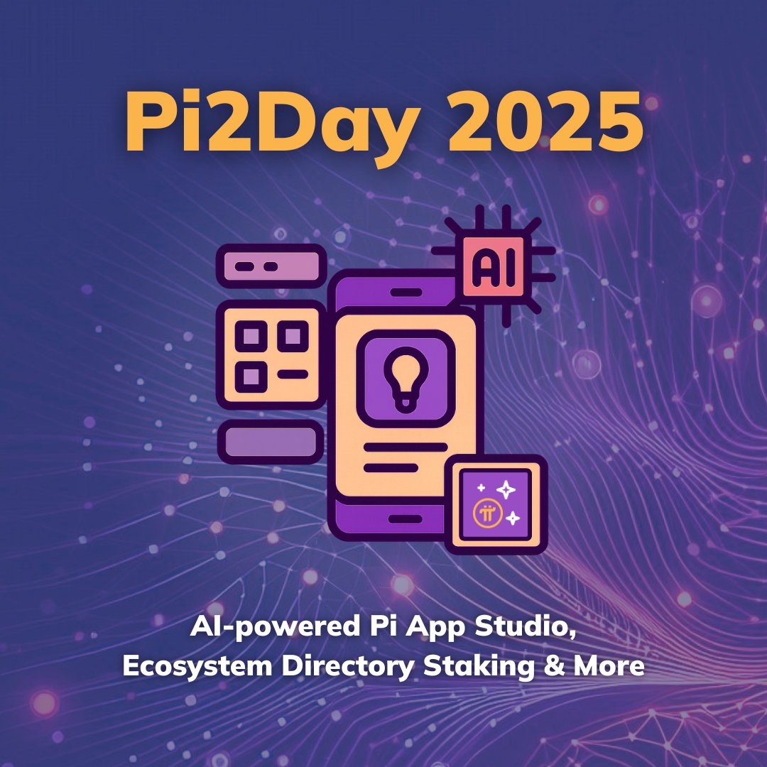 PiListingNews's tweet image. Happy Pi2Day 2025! @PiCoreTeam
 unveils $Pi App Studio, an AI-powered no-code platform using blockchain &amp;amp; AI to let anyone build apps—cutting dev time by up to 70% per 2023 studies! Plus, Ecosystem Directory Staking boosts app visibility by staking Pi on Mainnet. With 47M+…