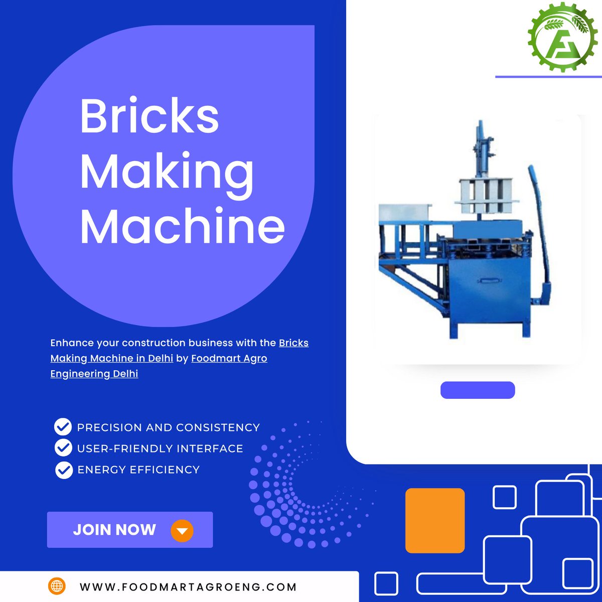 foodmartagroeng's tweet image. 📢 Build Smarter, Build Faster! 🧱
Take your construction business to the next level.
#BricksMakingMachine #ConstructionTools #FoodmartAgro #DelhiEngineering #ConstructionEquipment #SmartBuilding #BrickMachine #EfficientConstruction #MadeInIndia #IndustrialMachinery