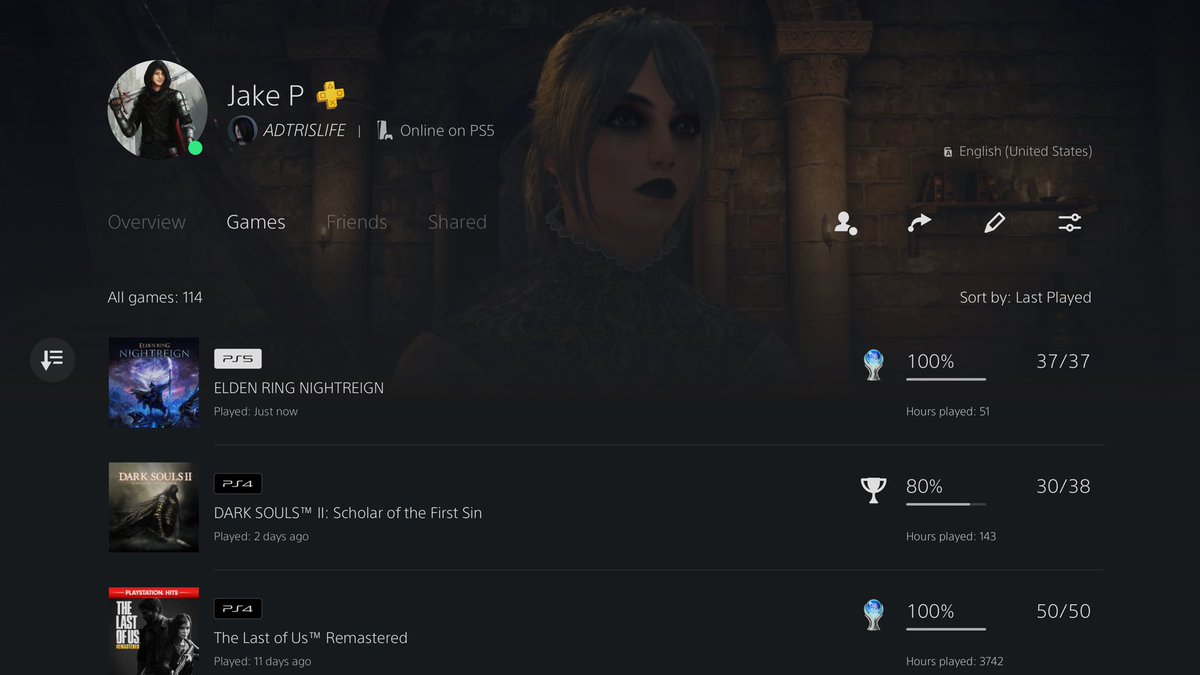 Got the platinum faster than I thought I would 😅 Night Reign down now for real this time…two more to go 😂