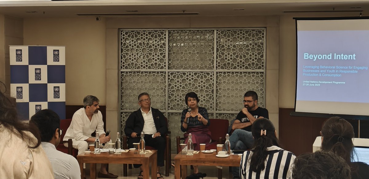 " #Young people drive #change by asking probing, uncomfortable questions. That discomfort opens space for dialogue, especially where #profit and #purpose intersect. That’s where #youth #advocacy matters most." - <a href="/radharani_m/">Radharani Mitra</a> 

#BeyondIntent Workshop

<a href="/UNDP_India/">UNDP India</a> <a href="/BizHRAsia_UNDP/">UNDP Business and Human Rights</a>