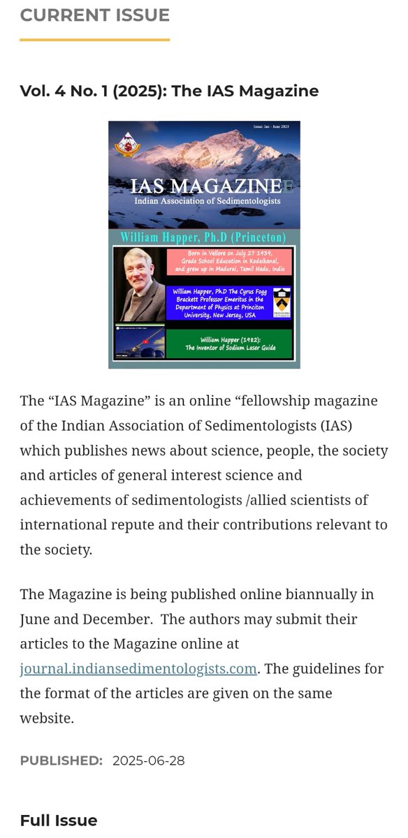 Indian Association of Sedimentologists tweet media