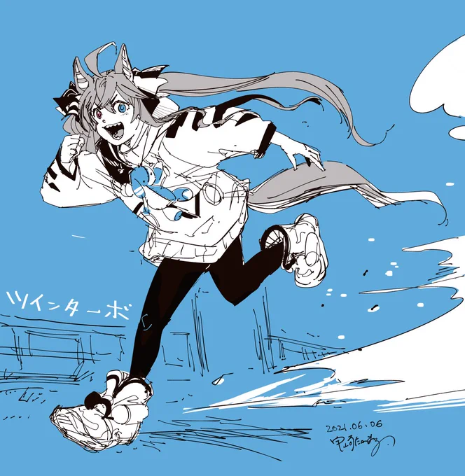 ターボの絵はこの二枚だけかもしれん。