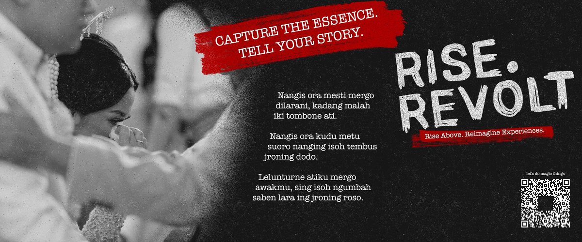 riserevolt_id's tweet photo. From Bali to Malang, from Solo to Malang, itulah perjalanan tim Rise Revolt saat menjadi bagian kisah manis dalam perjalanan kehidupan baru Irma dan Andre. 
Mungkin minggu depan giliran kamu? Yuk cus DM kita untuk tanya2 soal wedding. https://t.co/6KKQWHYezw