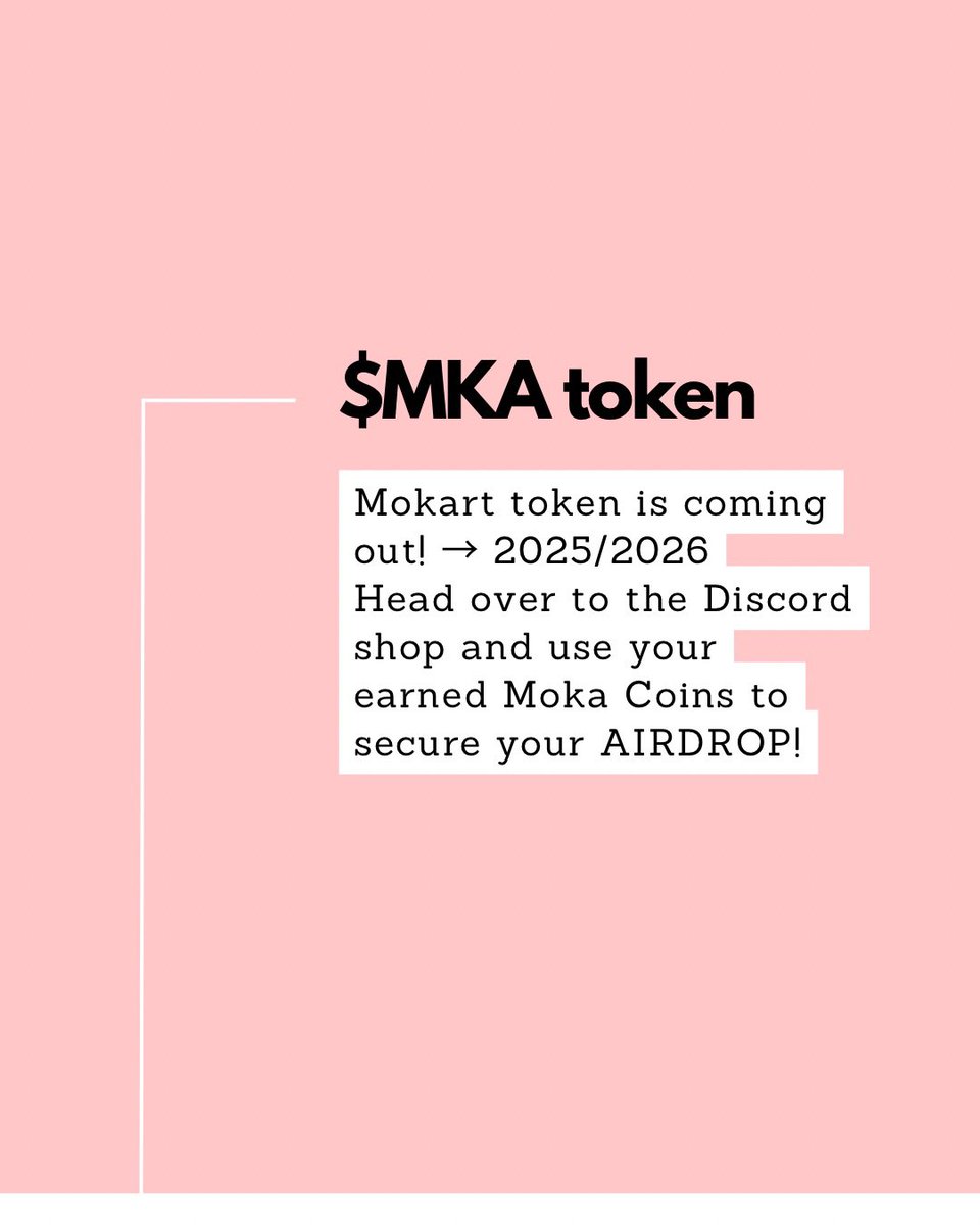 m_o_k_art's tweet image. 👉🏻Traditional money buys possession.
$MKA token activates relationships.
We are not here to sell.
We are here to build.
Coming out at the end of the year
🪂 secure your AIRDROP on discord
👉🏻 link in bio
#MKAtoken #NFTmarketplace #MKA #web3culture #CryptoLaunch #newtokensoon