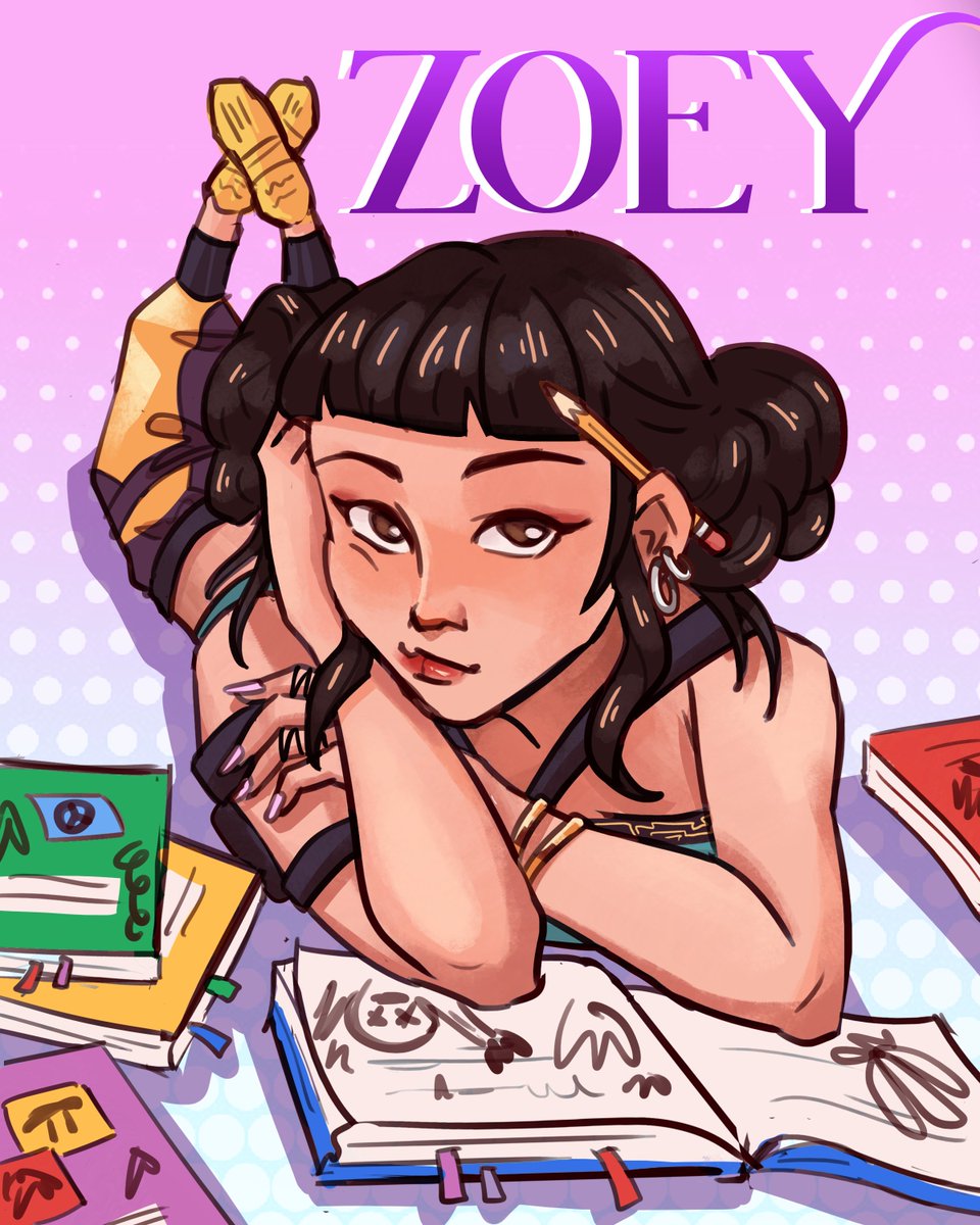 loved this movie sm that it got me drawing people again 
#KPOPDEMONHUNTERS #zoey