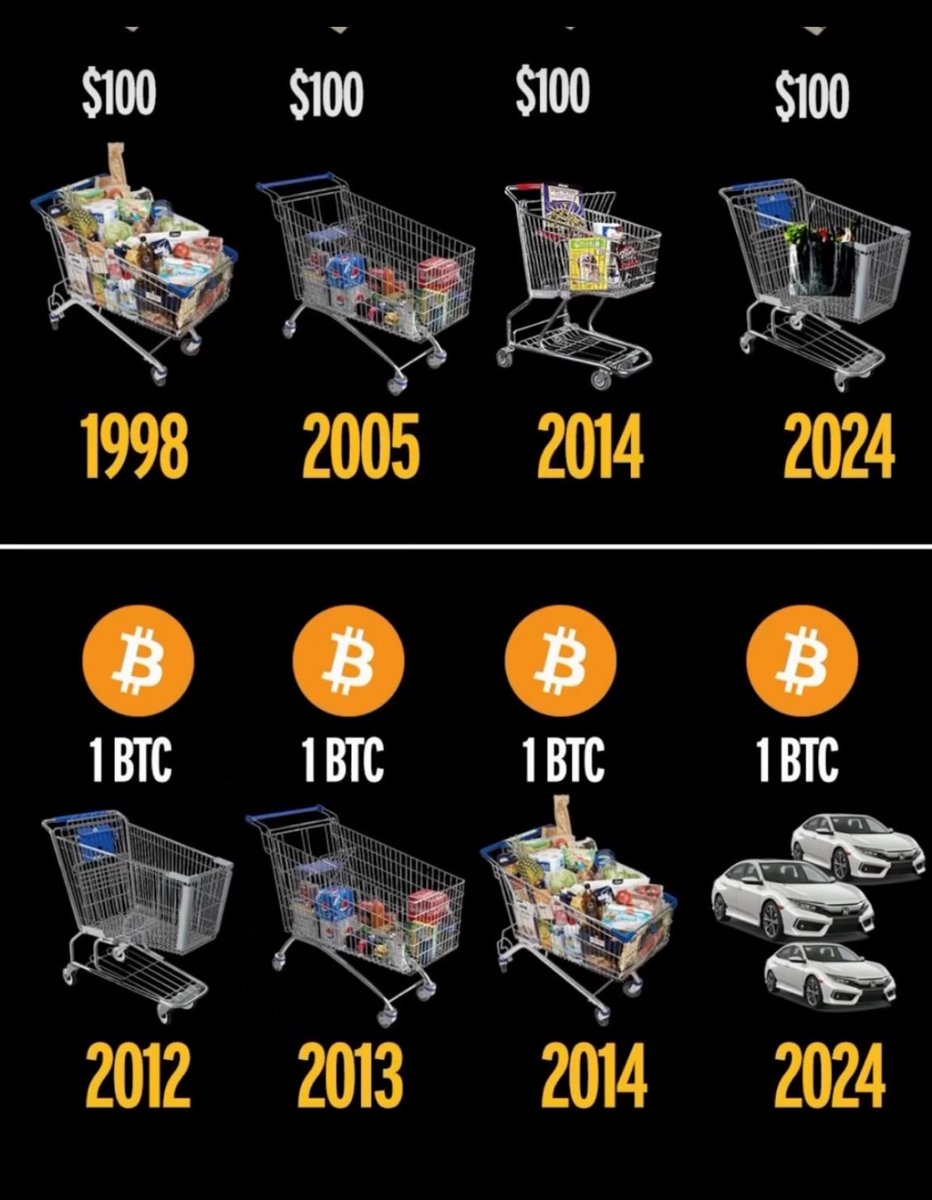 Can someone help a bro out. I’m looking for a open source slide deck to explain to a normie why btc is the way. This is one of the slides. #btc  #bitcoin