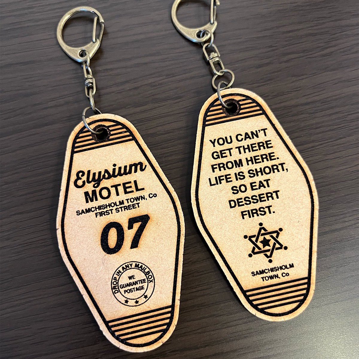 Chisholm_Town's tweet image. Elysium Motel Keytag
エリジウムモーテルで使われていたキータグの復刻版

詳細はBASE SHOPから
chisholmtown.base.shop

#chisholmtown #keytag #motel #elysiummotel #チザムタウン #エリジウムモーテル #モーテル #キータグ #mdf