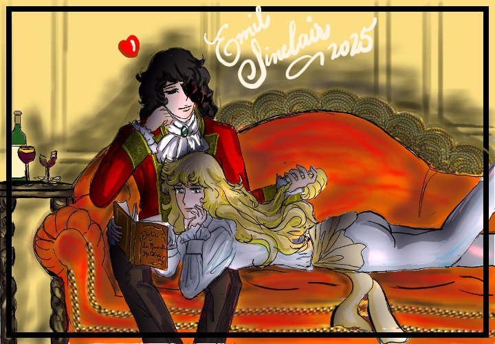 EmilSinclair77's tweet photo. - André, quédate...te leeré esta novela...Ya hice mis oraciones...
- Con una condición... Mi debilidad ❤️
#EmilSiclairFanart
#roseofversaillesnetflix #ladyoscar #roseofversailles #berubara #ROV #oscarxandre https://t.co/H7NoKNXEoQ