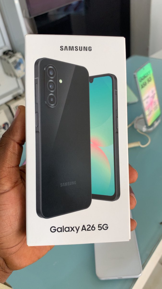 Brand new Samsung Galaxy A26 128gb+8gram <a href="/385k/">385 k</a> 
Brand new Samsung Galaxy A26 
256gb+8gram @430k 
Location: No 18 MicroStation Opposite Samsung Alada Complex Beirut Road kano 
Contact: 08036420774 
Retweet please 🙏🏾