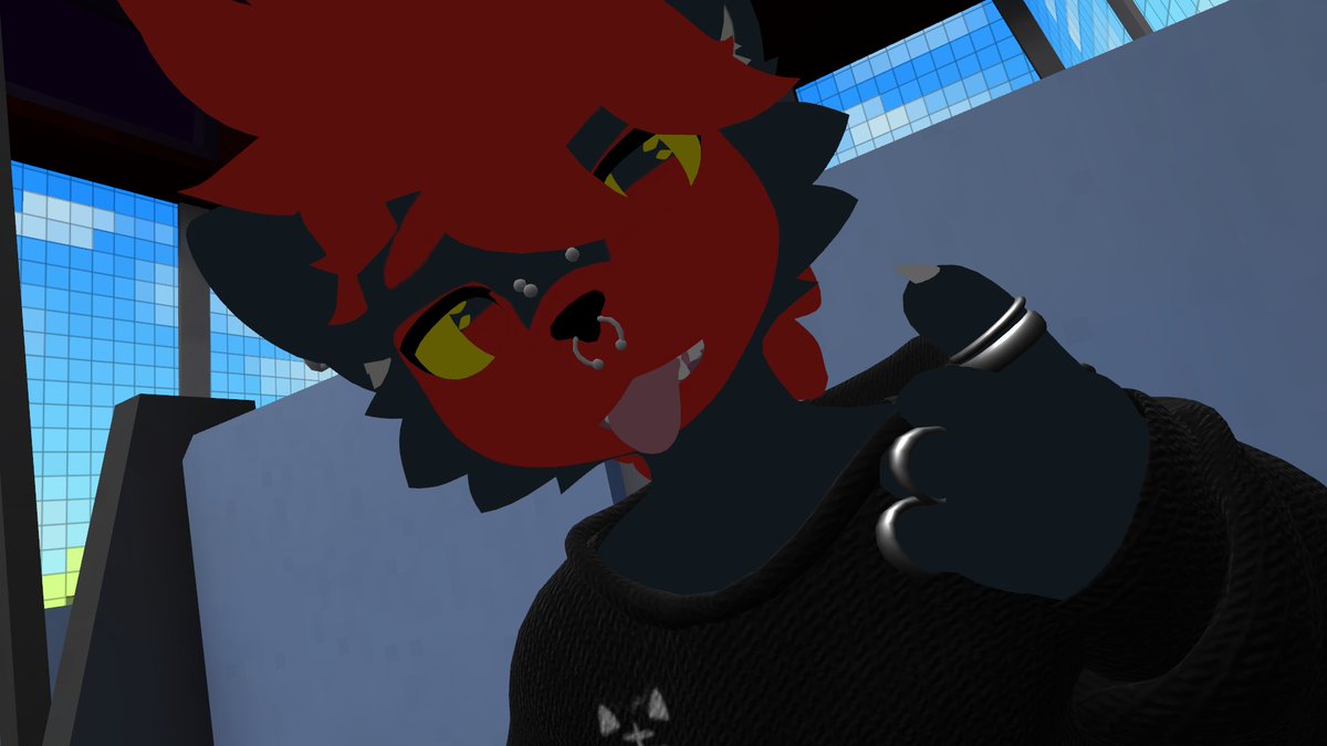 TheBunnyJock's tweet photo. //Sup from VRChat! :3

Meow :3 https://t.co/ma2UQ7sErF