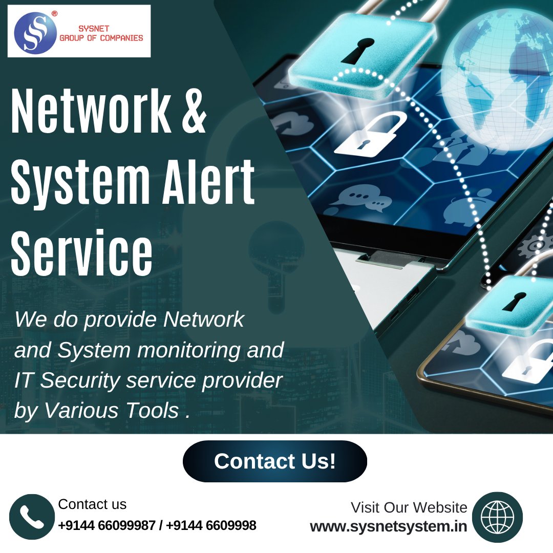 sysnetsystem_'s tweet image. 🔒 Ensure your business stays secure with expert monitoring and IT security services. We provide reliable network and system alert solutions using advanced tools.
📞 Call +9144 66099987 / +9144 66099998
🌐 sysnetsystem.in
#NetworkSecurity #SystemMonitoring #ITSecurity