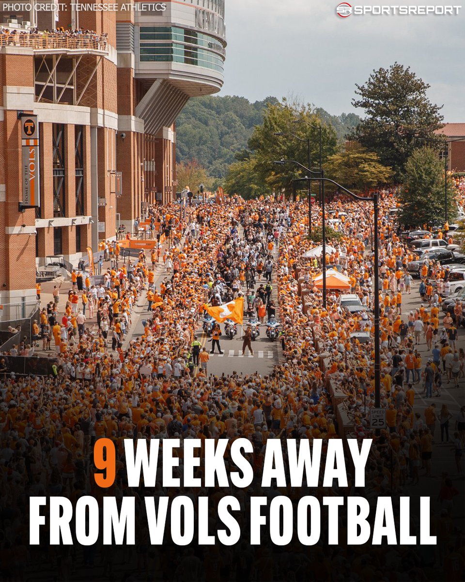 Only 9 weeks until Tennessee football! 💥