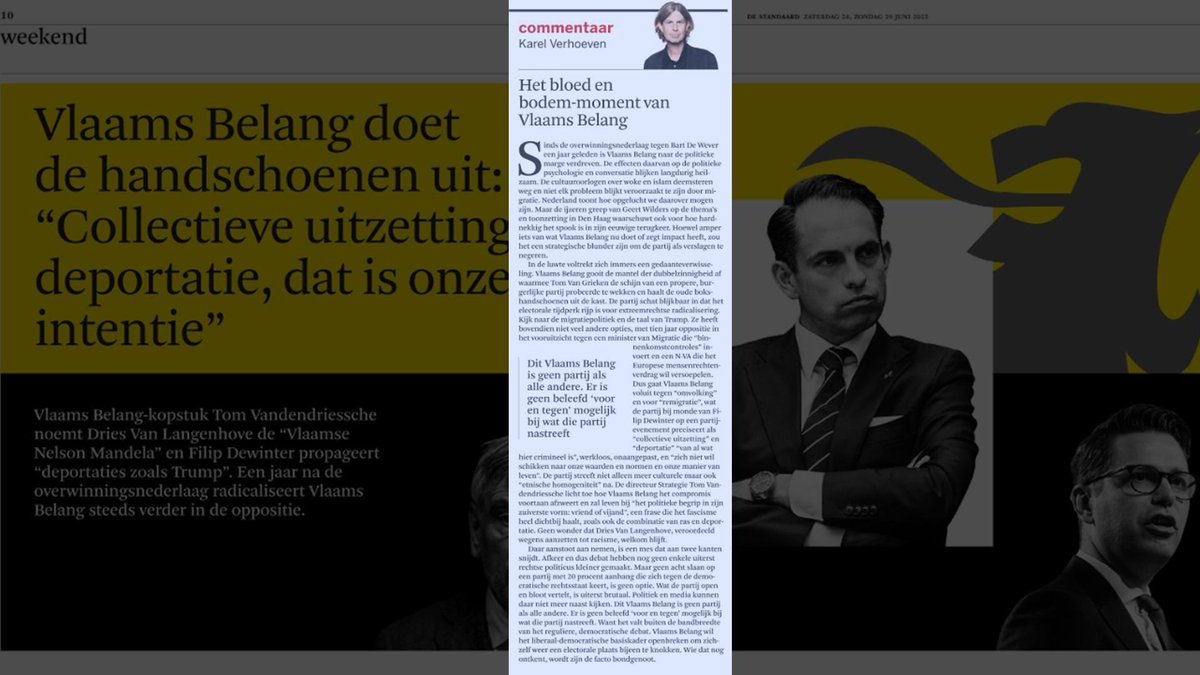 MichelCardon's tweet image. Karel Verhoeven en Simon Andries van @destandaard zijn geen journalisten, maar activisten en politieke tegenstanders. Ze verdraaien feiten, liegen, trekken bewust ridicule conclusies en negeren doelgericht ons parlementair werk, nationale communicatie en inhoudelijke voorstellen.