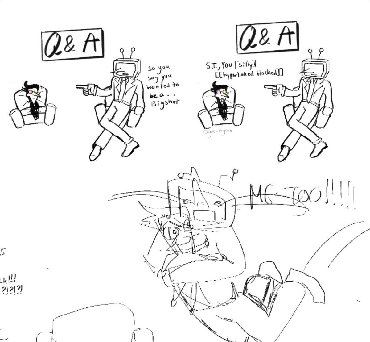 kimtaeclown's tweet photo. Spamton is still my 2nd fav (Lancer #1 🐐) I lauv him🖤 I doodled him 50 times already https://t.co/LOPHpoZUOi