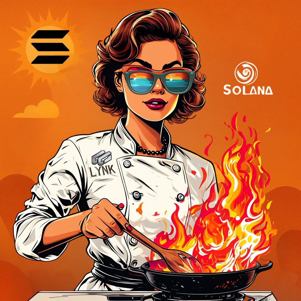 It’s Solana Summer and we are cooking! $LYNK up <a href="/HOLDLYNK/">LYNK</a> <a href="/thelynkapp/">LYNK App</a>