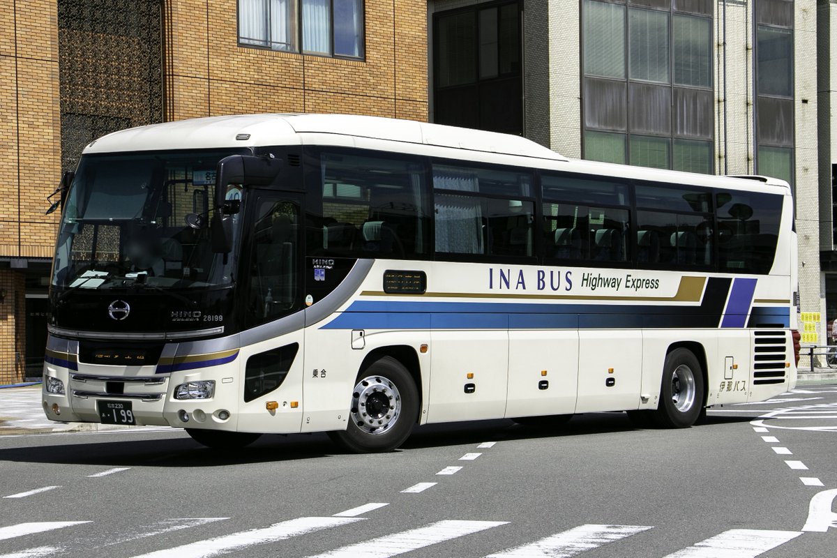 25.06.28 名古屋-伊那箕輪線IN14409便 伊那バス28199号車 今月になって