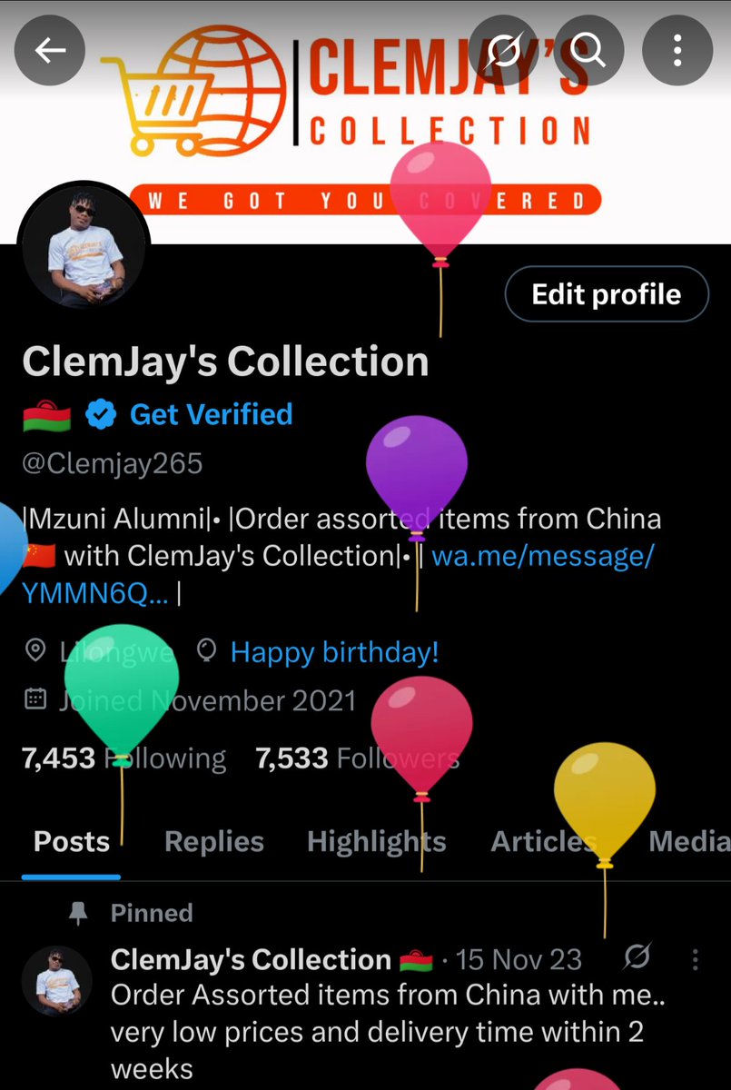 Clemjay265's tweet image. Well we thank God for adding another year 🤲 Happy birthday to me🤗