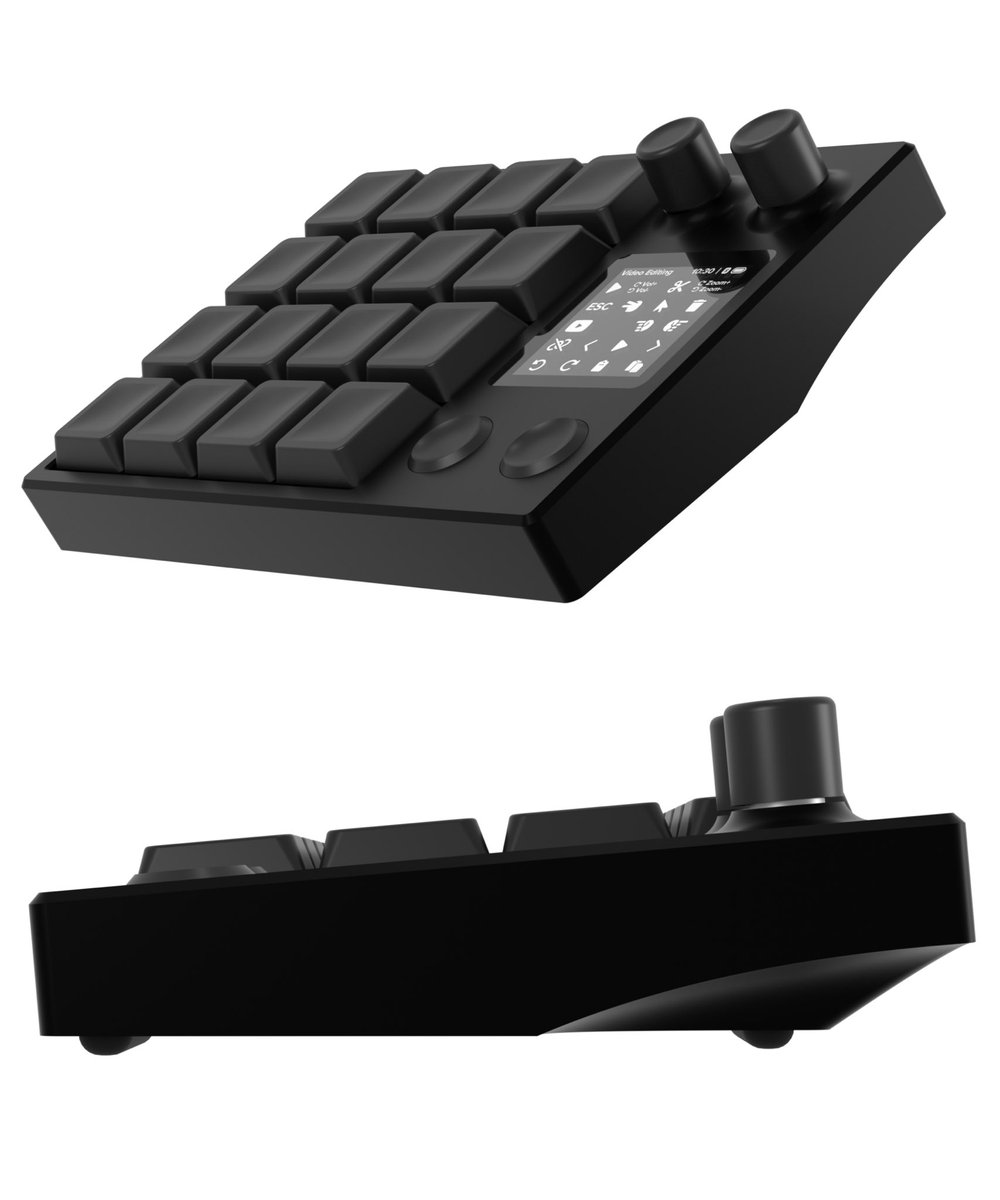 GLYF: Made From Precision Machined Aluminum 

Sign up to be notified when it releases at protadesigns.com

#macropad #tech #numpad #workflow #productdesign #designlovers #apple #aluminum #technology