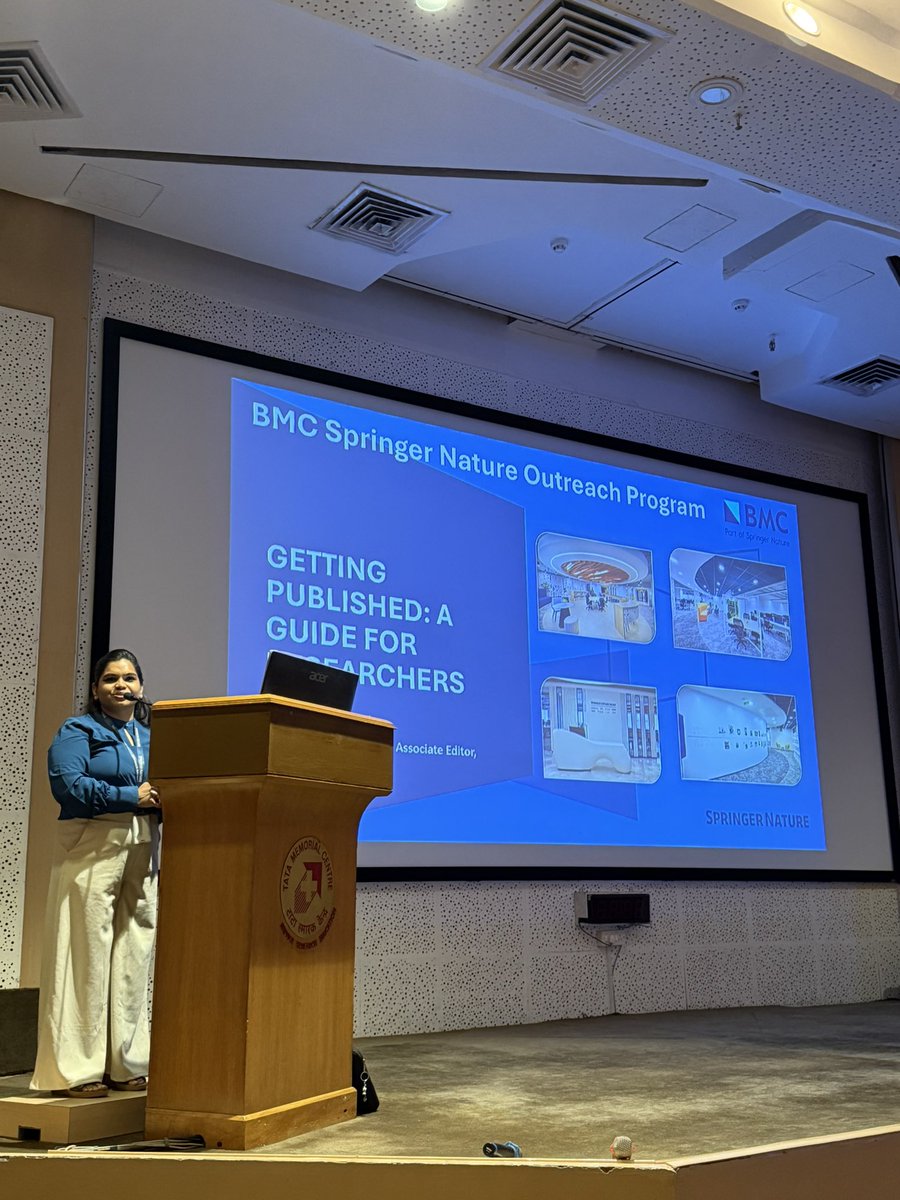omshree (@dr_omshree) on Twitter photo Thank you <a href="/SpringerNature/">Springer Nature</a> for an insightful Outreach Program at <a href="/TataMemorial/">Tata Memorial Hospital</a> on June 27
A first in 🇮🇳, the session helped our students & researchers better understand #publishing, #peerreview & #OpenAccess.Looking forward to more such collaborations! #AcademicPublishing #TMC Thank you <a href="/SpringerNature/">Springer Nature</a> for an insightful Outreach Program at <a href="/TataMemorial/">Tata Memorial Hospital</a> on June 27
A first in 🇮🇳, the session helped our students & researchers better understand #publishing, #peerreview & #OpenAccess.Looking forward to more such collaborations! #AcademicPublishing #TMC