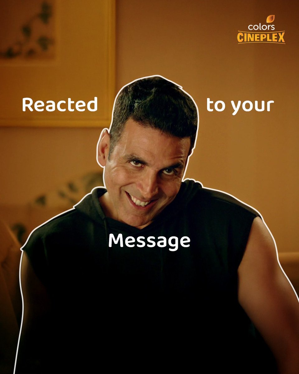 Colors_Cineplex's tweet photo. High-time we get this update everywhere 🫡💯
#AbhayVerma @akshaykumar @juniorbachchan @RajkummarRao
#Munjya #Ready #Stree2 #Housefull3 #Aavesham # FahadhFaasil #AkshayKumar #Reacted #Messages #Meme #MovieMeme #HindiMovies #BollywoodMovies #SouthMovie #DubbedMovie #ColorsCineplex