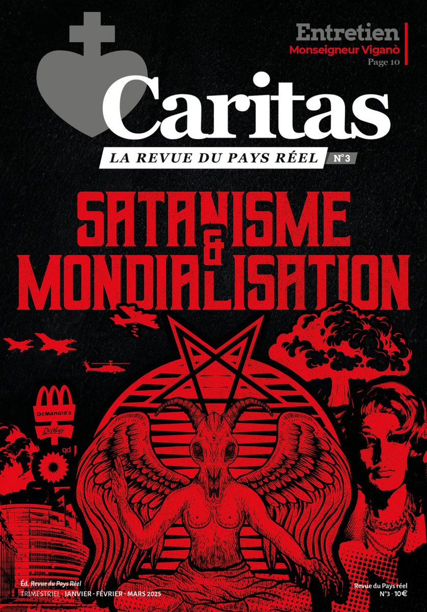 SATANISMO E GLOBALIZZAZIONE
Intervista concessa a Ottobre 2024 e pubblicata a Marzo 2025 sul numero 3 della rivista Caritas

« […] Lei è stato Osservatore Permanente della Santa Sede presso il Consiglio d’Europa. Questa istituzione sostiene di essere la principale organizzazione