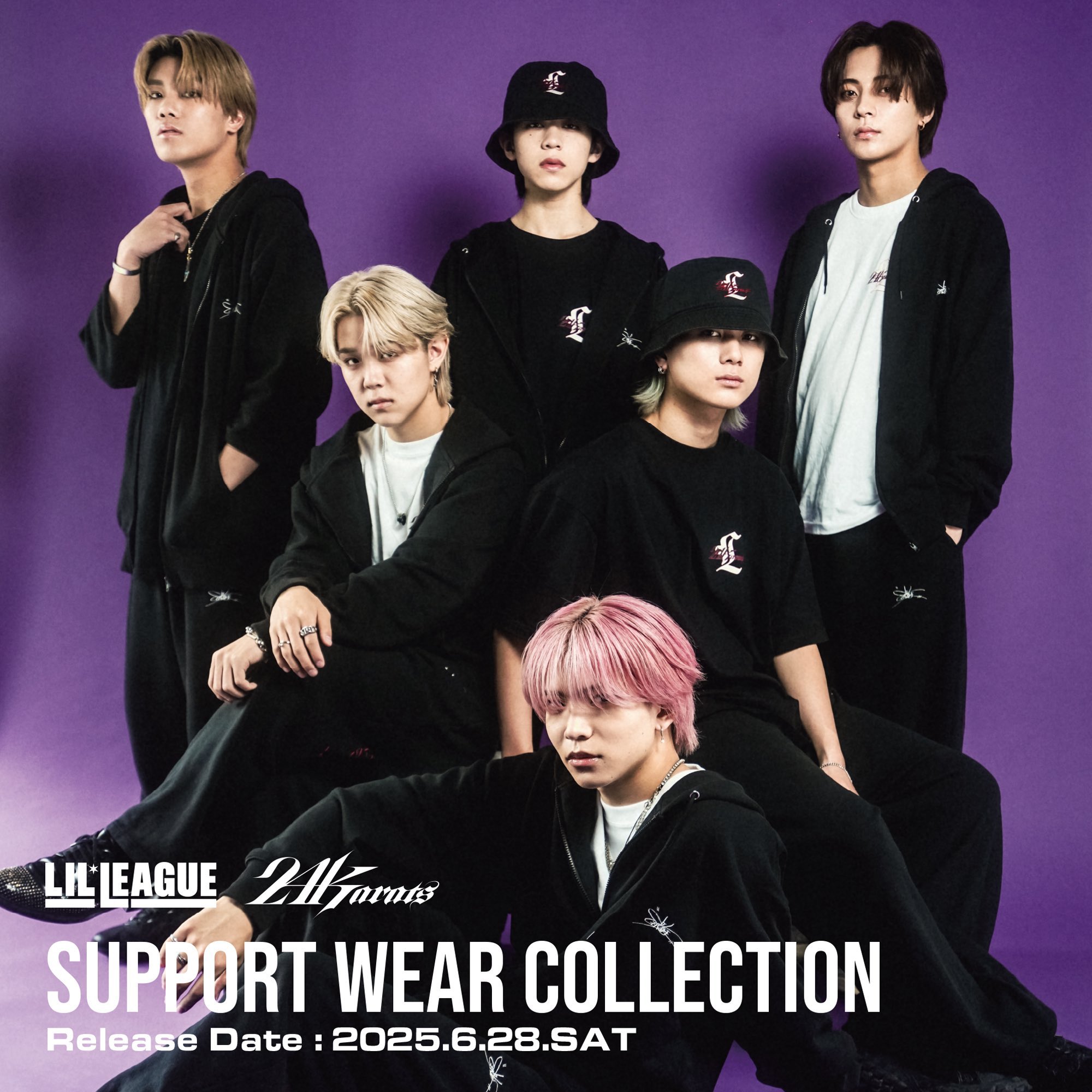 24KARATS × LIL LEAGUE【ロゴキャップ】リルリーグ CAPヴィン