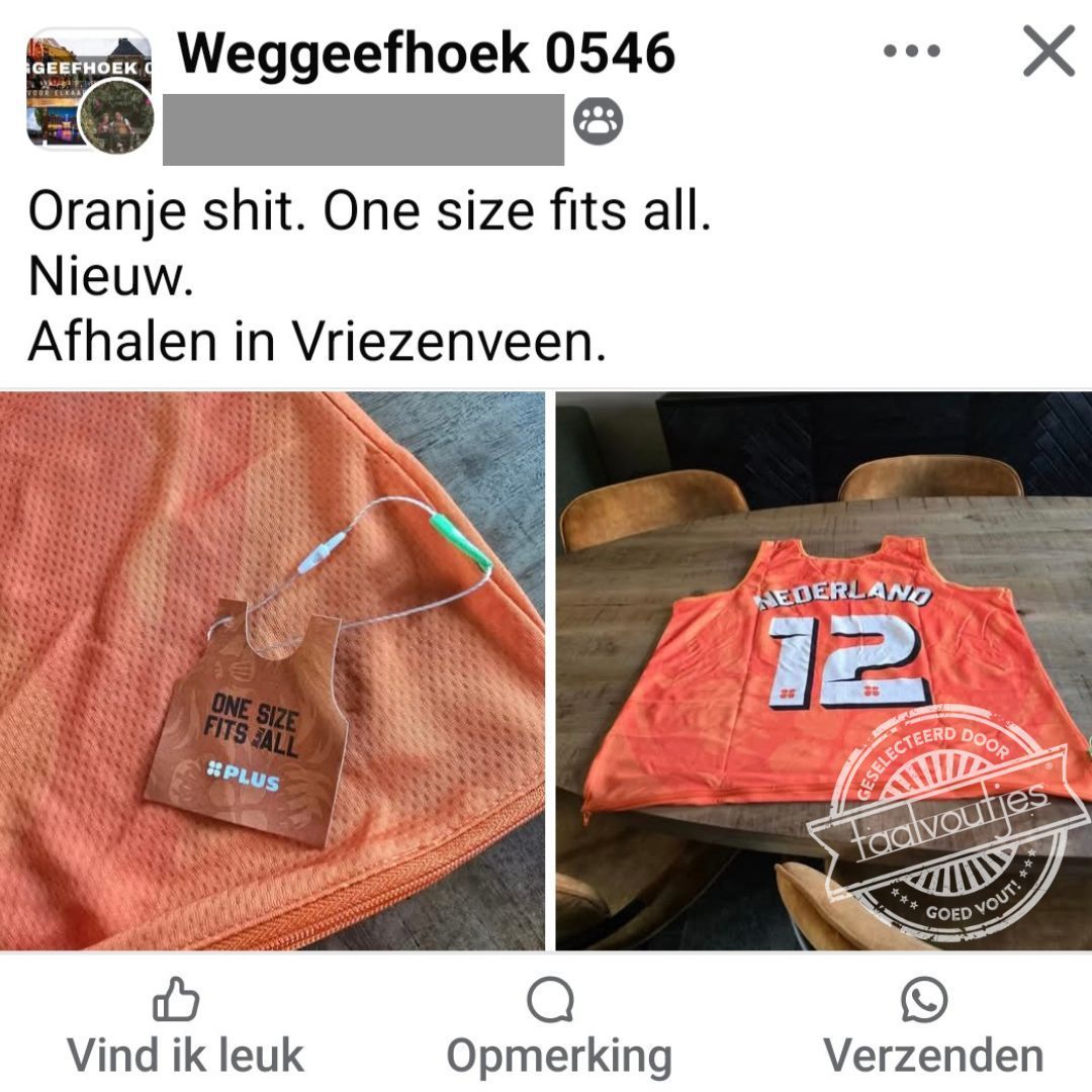 Opscheiten, anders is-ie weg! #taalvout 

(Met dank aan Brenda ter Halle!)