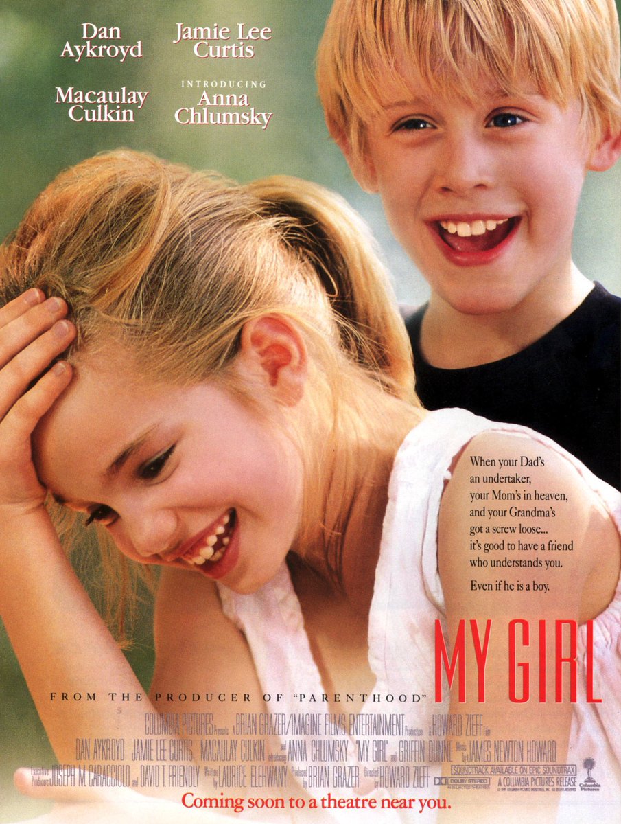 iam_Fred15's tweet photo. Mi primer beso (1991)

. Duración: 1h 42m 
. Género: Infantil/Romance/Drama
. Dirección: Howard Zieff
. Guión: Laurice Elehwany
. Cinematográfia: Paul Elliott
. Música: James Newton Howard

. Nota: 7/10 👓💛 https://t.co/lIEFuXbryW