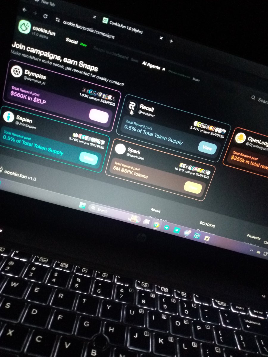Dela_Crrypt (Ø,G)™️ (@dela_crrypt) on Twitter photo Let's talk about <a href="/cookiedotfun/">Cookie DAO 🍪</a> campaigns
We have <a href="/JoinSapien/">Sapien</a> <a href="/OpenledgerHQ/">Openledger🔛Seoul | ETHCC✈️</a> <a href="/recallnet/">Recall</a> <a href="/elympics_ai/">Elympics</a> <a href="/sparkdotfi/">Spark</a>
Which one are you rooting for? Let's talk about <a href="/cookiedotfun/">Cookie DAO 🍪</a> campaigns
We have <a href="/JoinSapien/">Sapien</a> <a href="/OpenledgerHQ/">Openledger🔛Seoul | ETHCC✈️</a> <a href="/recallnet/">Recall</a> <a href="/elympics_ai/">Elympics</a> <a href="/sparkdotfi/">Spark</a>
Which one are you rooting for?