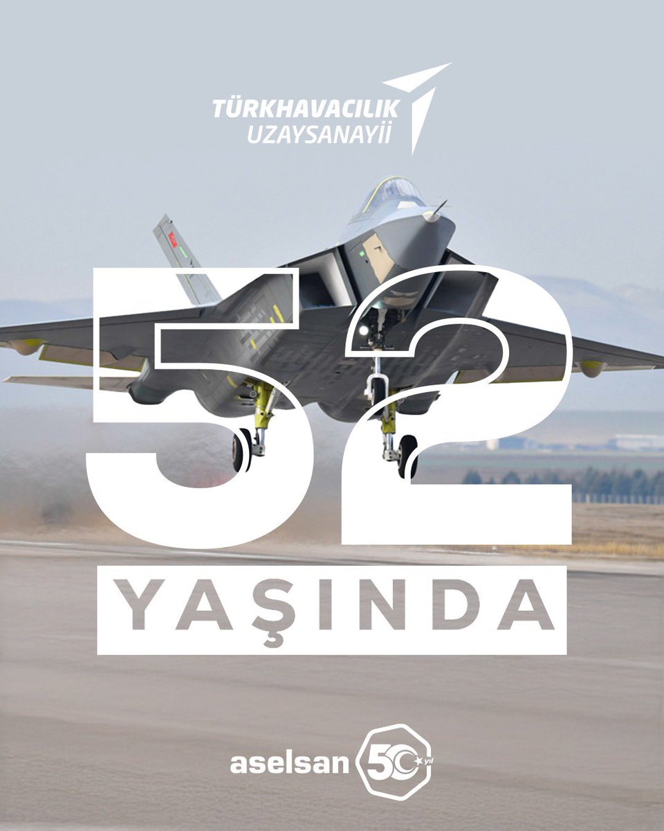 Çelik kanatlarıyla gökyüzünde gücümüze güç katan, bayrağımızı🇹🇷 en yükseklere taşıyan TUSAŞ’ın kuruluş yıl dönümü kutlu olsun.
Birlikteliğimiz ve sinerjimizle #GökVatan'da başarıdan başarıya koşmaya devam edeceğiz.
#ASELSAN 🤝 #TUSAŞ
🌐
Happy anniversary to TUSAŞ, which