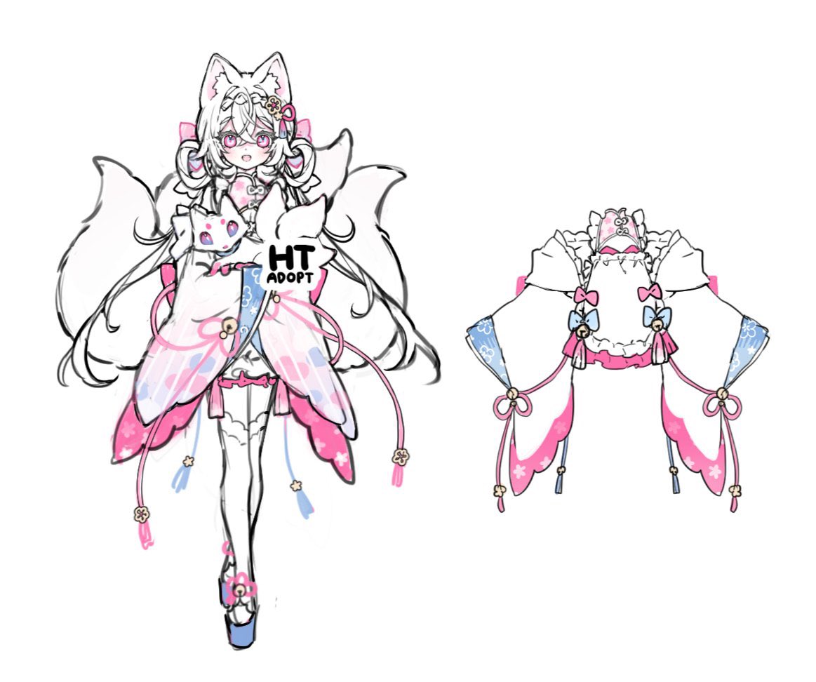 🌸 DESIGN RAFFLE 🌸
This design is being raffled at the owner’s request to find it a loving new home ☺️❤️

🖤 Rules : Retweet + Follow <a href="/vaipyre/">vai ♟️</a>

🖤 Prize : The character design below
•Personal use only
•Resale not allowed (unless commercial rights are purchased)
•Commercial