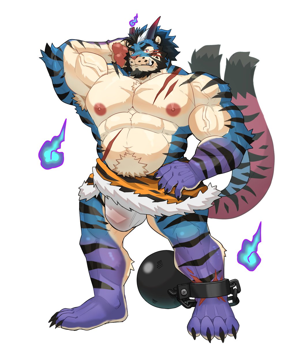 New leak "Tairasu" Tiger(Ghost form two tails) + Oni(Blue+Red)
#XXLWOOFIA #furry