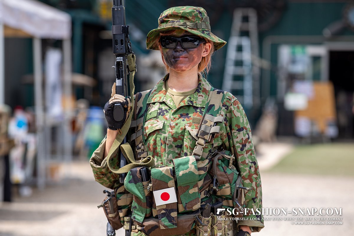 SGFASHIONSNAP's tweet image. 千葉県サバゲーパラダイスで開催された"Japan Force Meeting"で撮影させていただいた りずさん。掲載ページはこちら ⇒ sg-fashion-snap.com/archives/38962