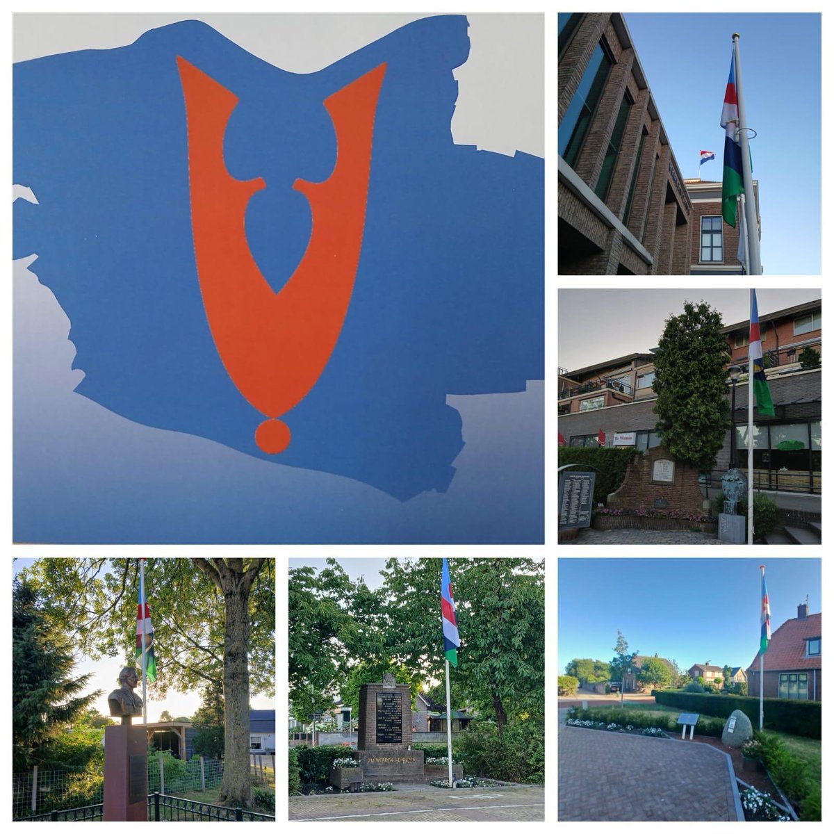 De Nederlandse🇳🇱 in top voor #Veteranendag De veteranenvlag hangt vandaag voor het gemeentehuis &amp; bij de 4 anjerperkjes in onze gemeente #respect Ik ben alle veteranen in het bijzonder onze 350 Overbetuwse veteranen dankbaar voor hun inzet voor vrede en veiligheid in de wereld 🙏🏻