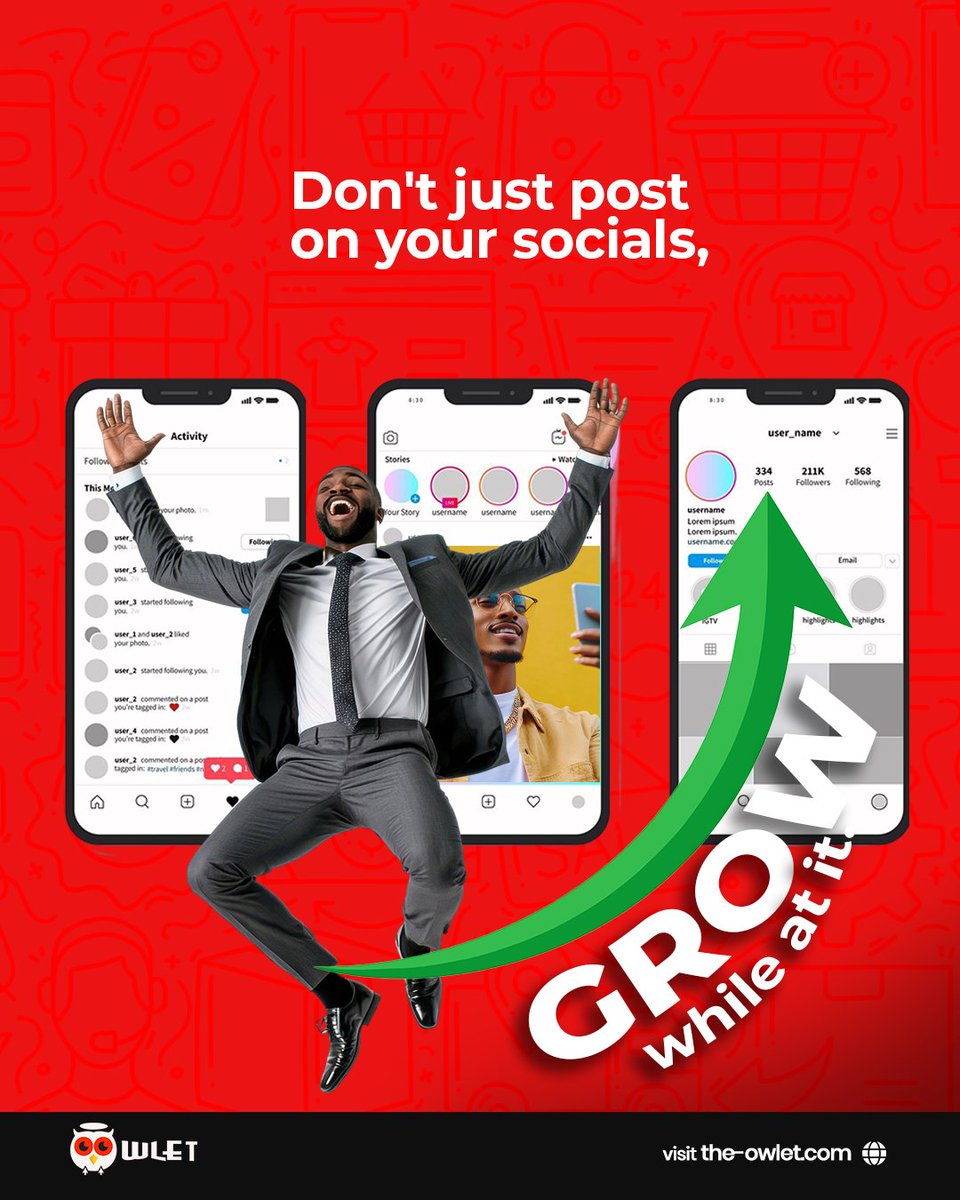 Xavier (@xavierpapii) on Twitter photo Posting isn’t enough anymore..
It’s time to grow every time you hit “share.” With <a href="/theowletonline/">theowletonline</a>, your content gets the visibility it deserves.
More likes, more followers, more growth,effortlessly.
Start now >> the-owlet.com/ref/76io1 Posting isn’t enough anymore..
It’s time to grow every time you hit “share.” With <a href="/theowletonline/">theowletonline</a>, your content gets the visibility it deserves.
More likes, more followers, more growth,effortlessly.
Start now >> the-owlet.com/ref/76io1