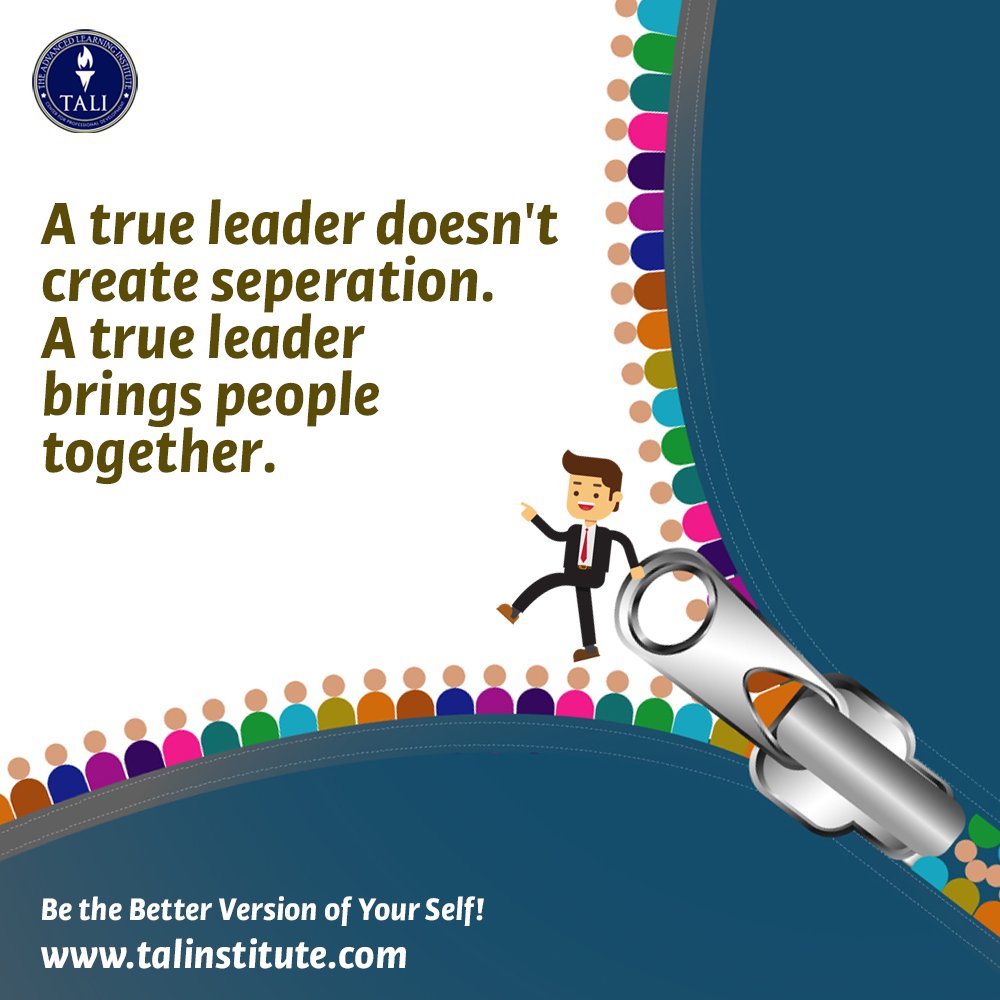 A true leader doesn’t create separation.
A true leader brings people together.

Leadership is about connection, not control.

#Leadership