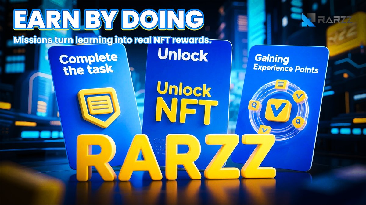 rarzz_1's tweet photo. ๐งฉ Web3 doesnโt have to be passive.
With Rarzz Missions, every action earns XP and NFT rewards from learning to trading.
๐ฎ Play, progress and unlock real value.
๐ Start now at https://t.co/7Pvq6STrRL
#Rarzz #NFTMissions #GamifiedWeb3 #Web3Onboarding #NFTRewards https://t.co/tQiQiyWbmU