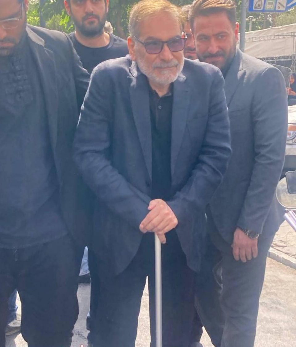 أول ظهور لعلي شمخاني 🇮🇷 الذي أعلنت إسرائيل اغتياله