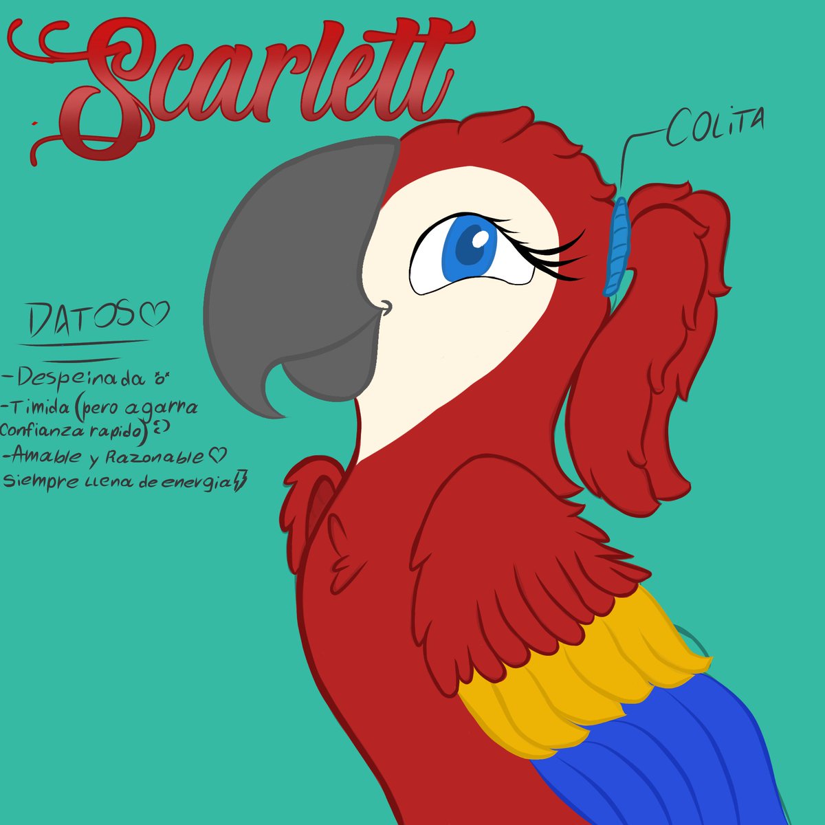 TLG_Arts's tweet image. 🪶 | Resubiendo dibujos Part.3 | ✨
⋆。°✩ | - El primer diseño de mi OC, la novia de Blu. Cuántos recuerdos me trae esta Scarlett... Y vaya cómo ha evolucionado con el tiempo... 🥹 - |✩°。⋆
#TLG_Studios #ArteDigital #Art #RioMovie #Rio2 #rio2 #Fanart #Drawing #RioMovie #Oc