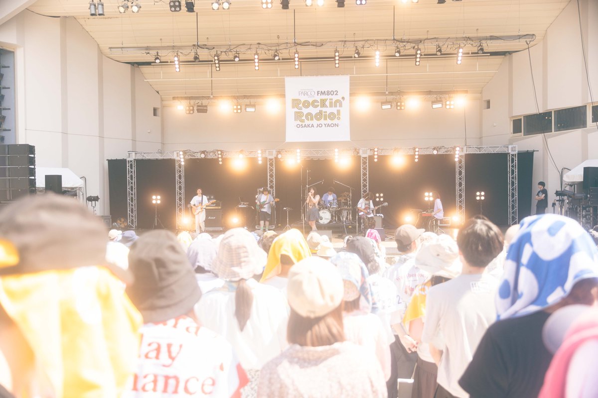 心斎橋PARCO presents  
#FM802 Rockin’Radio! -OSAKA JO YAON-  
  
6/28(土)📍大阪城音楽堂   

2組目に Laura day romance が登場✨
<a href="/Lauradayromance/">Laura day romance | ローラデイロマンス</a> #Lauradayromance #ローラズ

今日のライブ音源は   
各番組にぜひリクエストしてください！📻

📷渡邉一生(<a href="/SPG_NABE/">渡邉 一生</a>)
